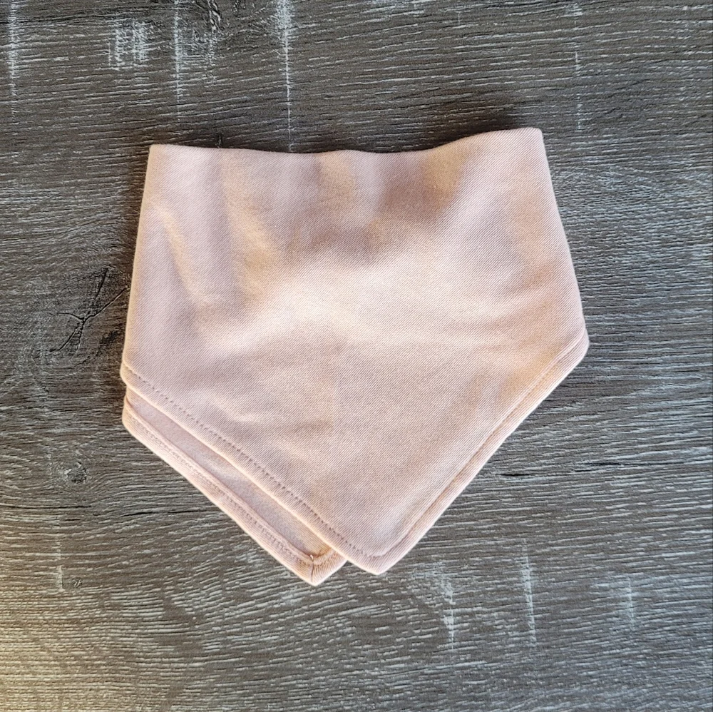 Nordstrom 2 Piece Bandana Cotton Bib Rainbow & Solid